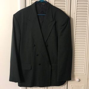 Dark green double-breasted blazer (46R) - Savane